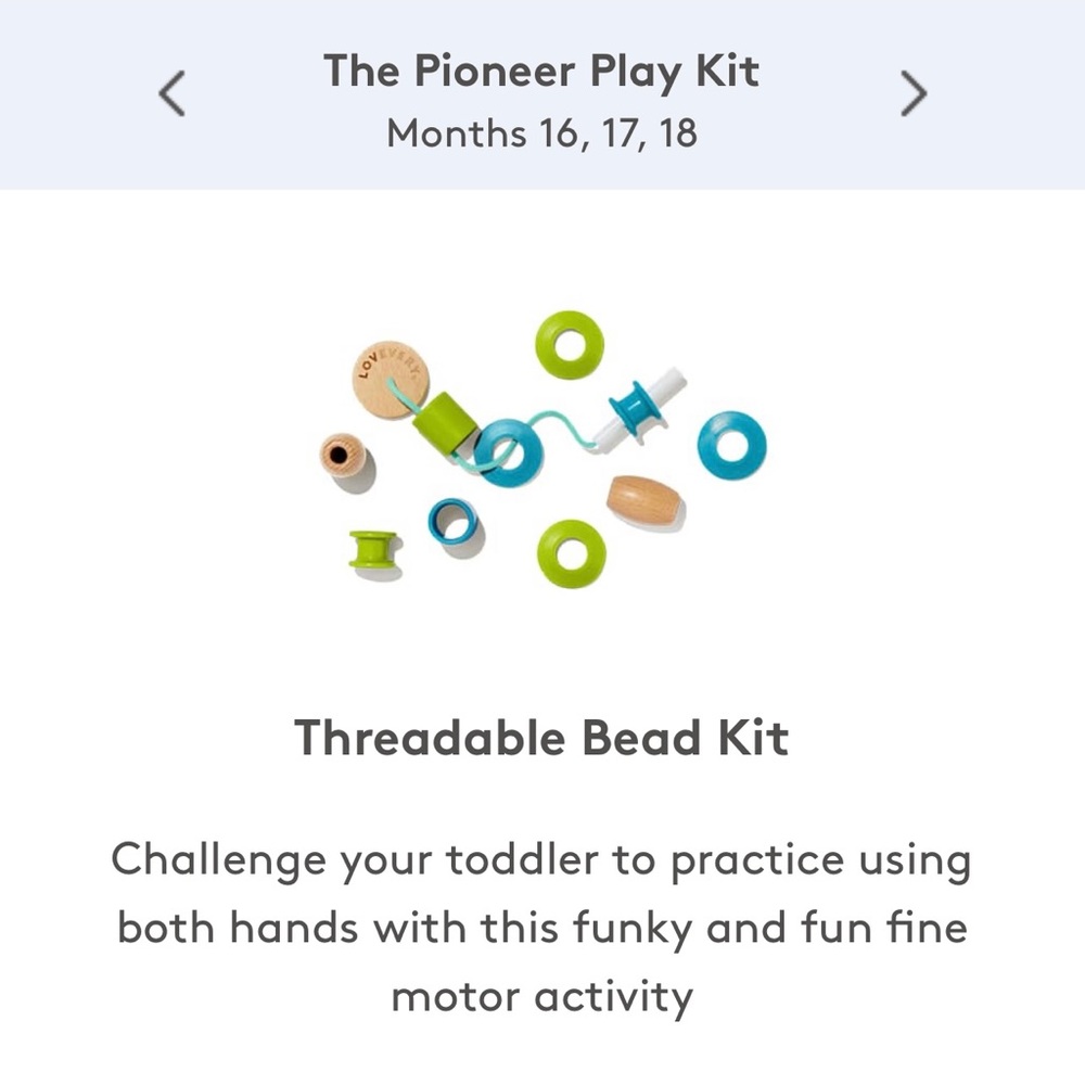 Lovery Threadable Bead Kit